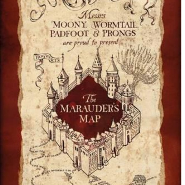 Bn Harry Potter Marauders Map Poster Furniture Home Decor On Carousell