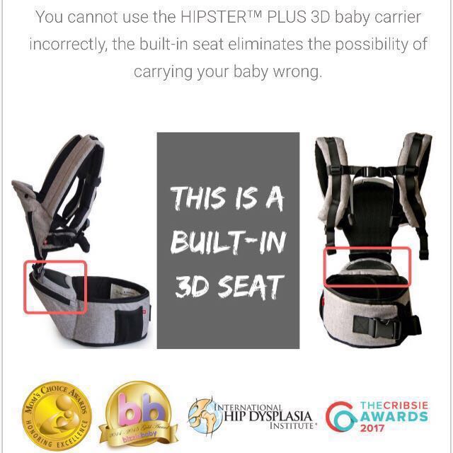 miamily hipster plus 3d baby carrier