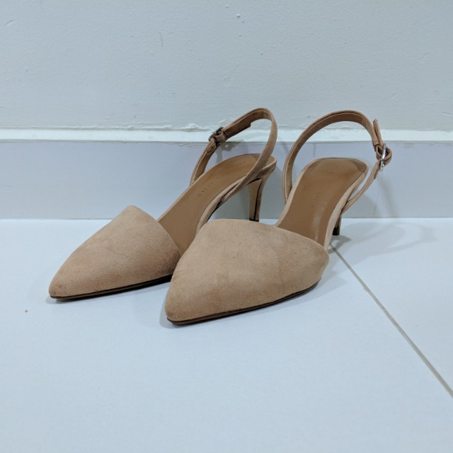 nude short heel