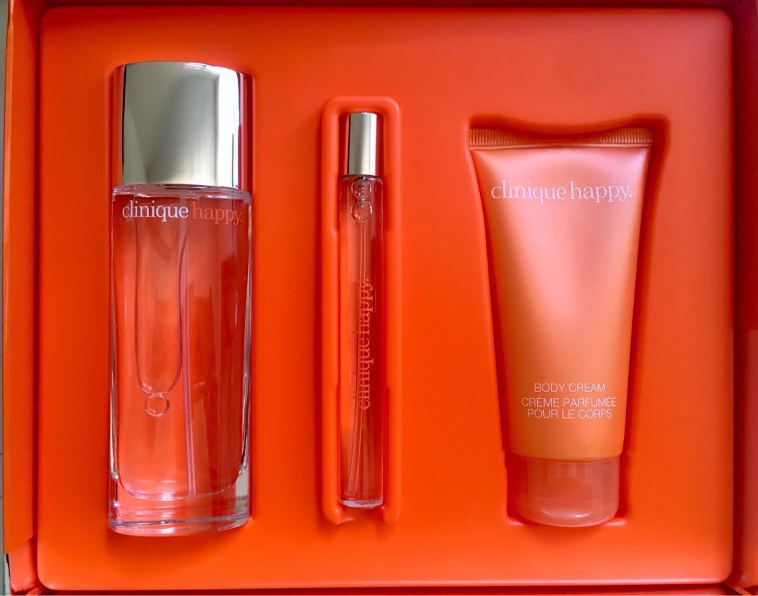 clinique happy perfume set