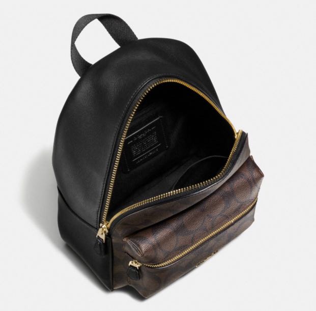 Coach mini charlie signature backpack hotsell