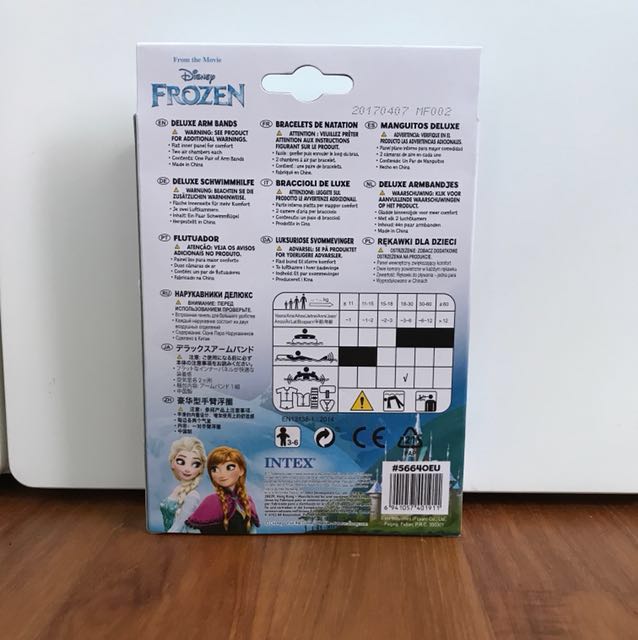 Frozen Deluxe Arm Bands - Brassards Gonflables Intex Anna Et Elsa Pour Enfants