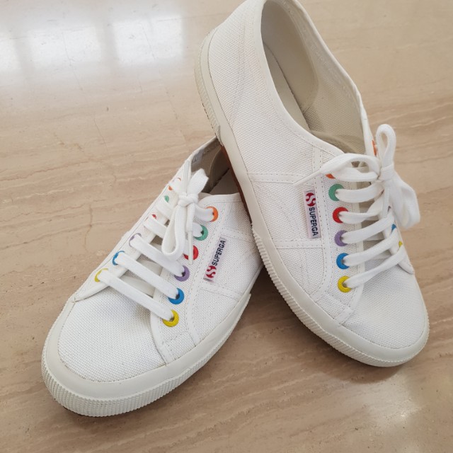 superga rainbow shoes
