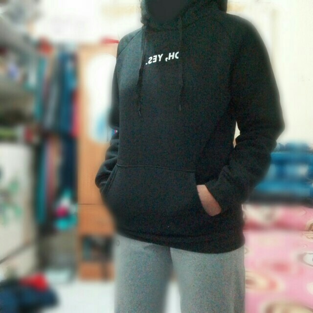 Hoodie Oh yes. Black