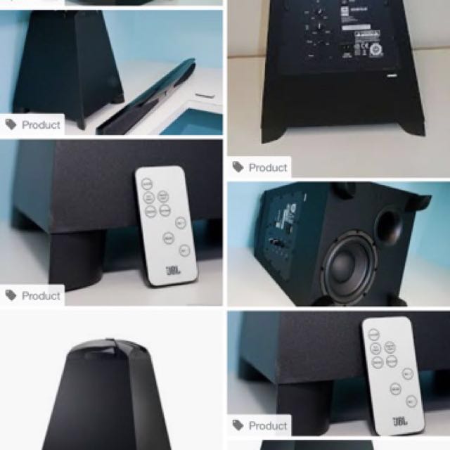 Jbl Soundbar With Subwoofer C W Remote Electronics Audio On Carousell