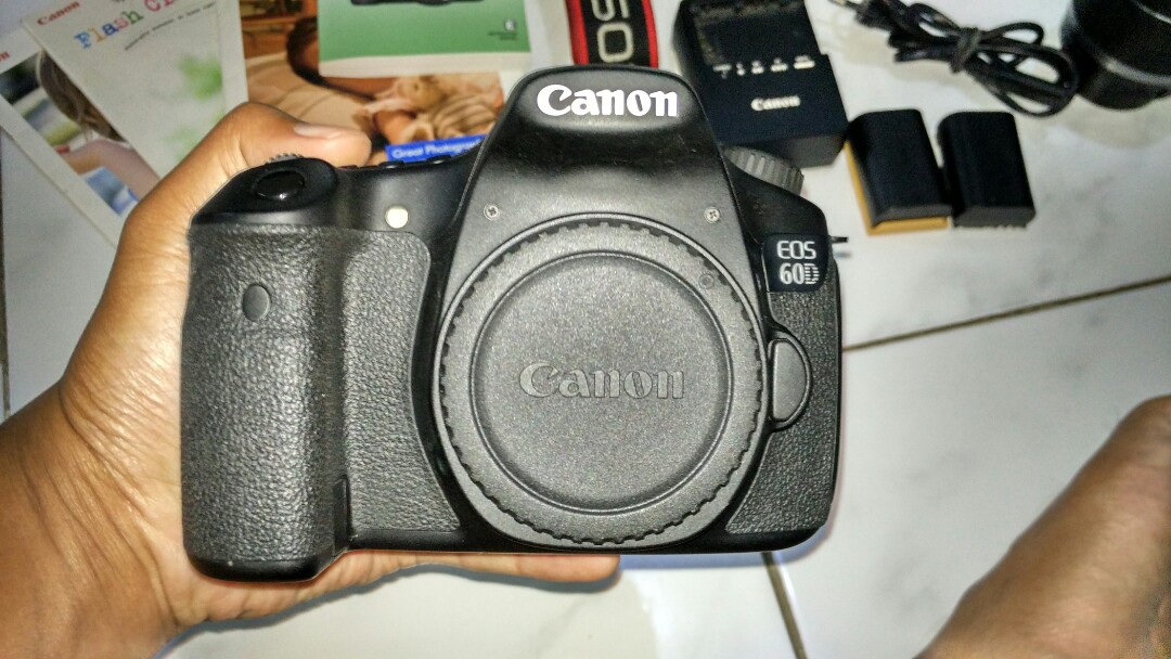 kamera canon eos 60d second lengkap harga rp 7 xxx xxx negotibel