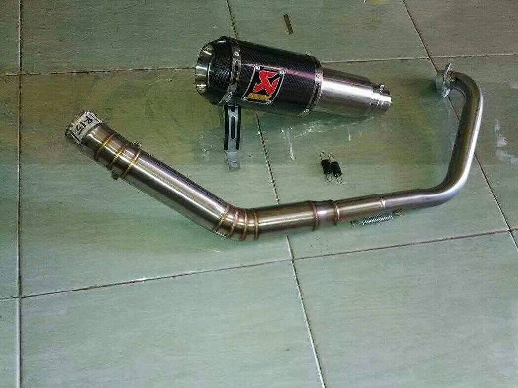 Knalpot Racing Yamaha R15 Akrapovic Lorenzo Motor Di Carousell