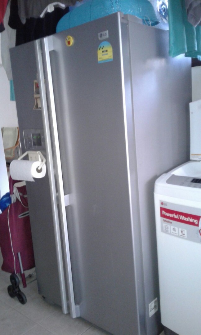 LG Fridge side by side door, TV & Home Appliances, Kitchen Appliances