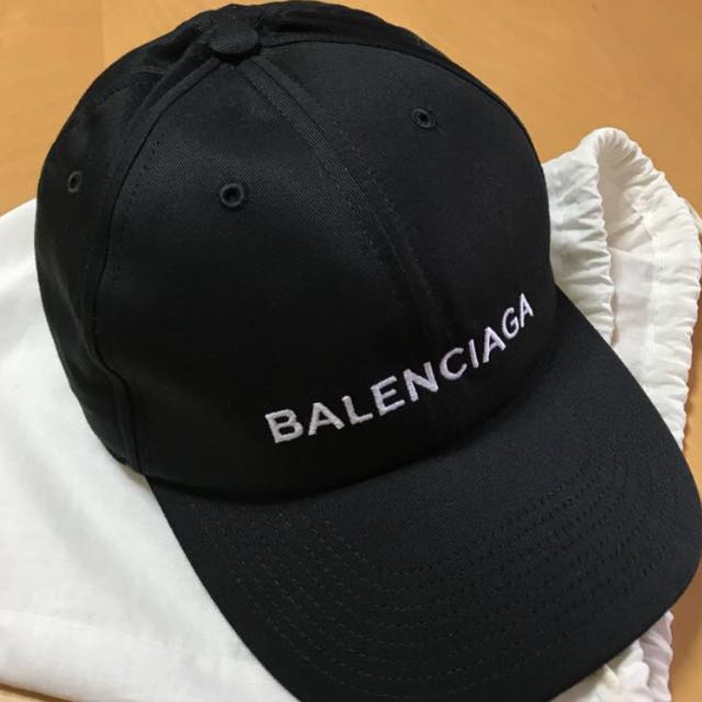 balenciaga cap womens black