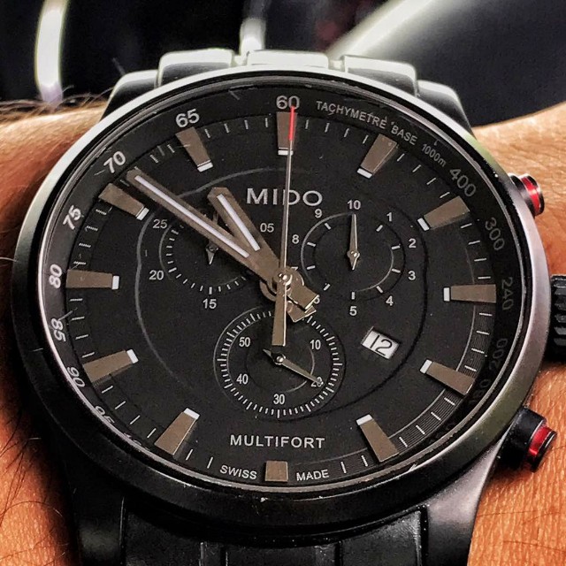 Mido multifort hotsell chronograph quartz