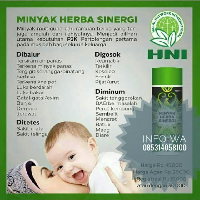 Manfaat Minyak Herbal Sinergi Hpai