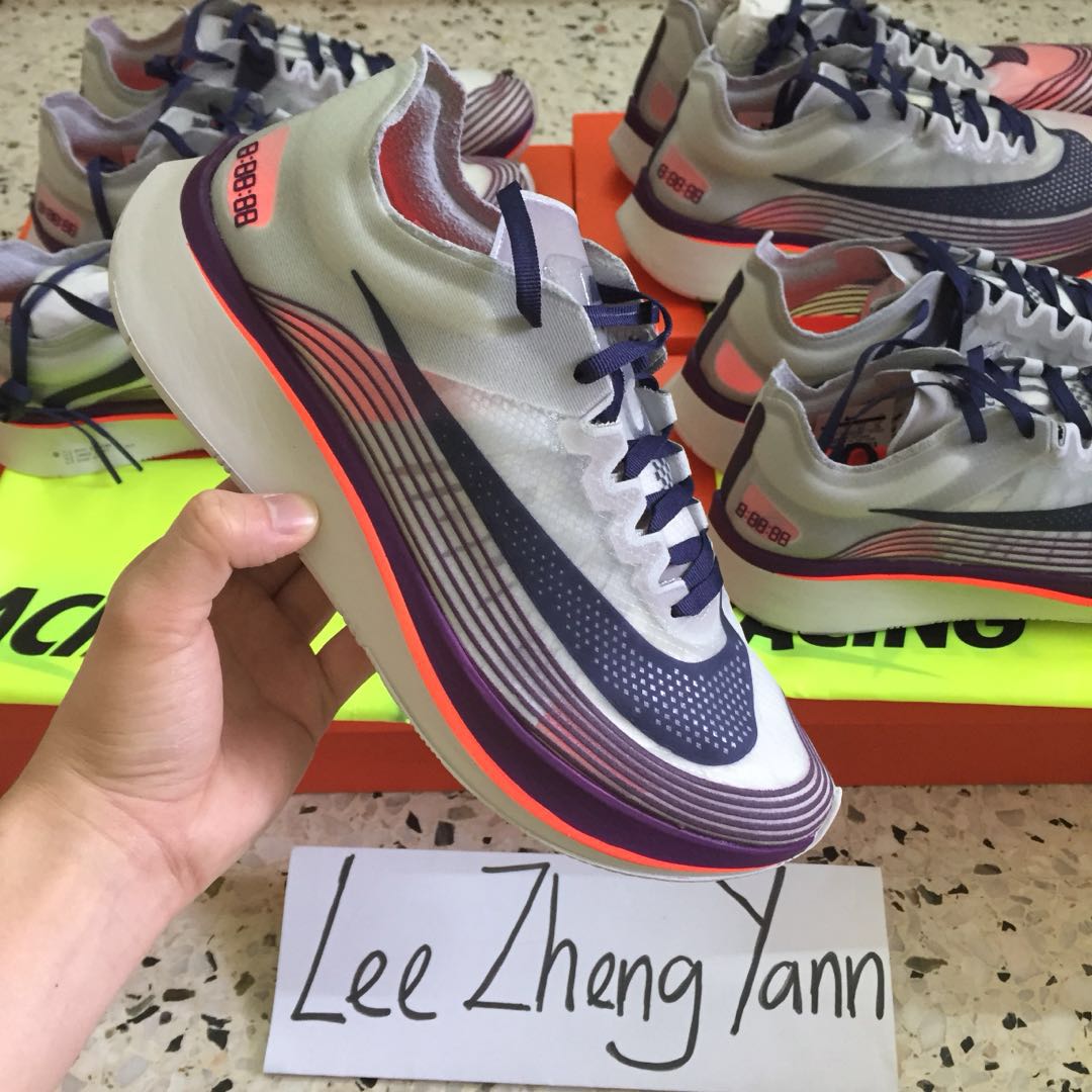 Nikelab zoom fly top sp sneakers in indigo
