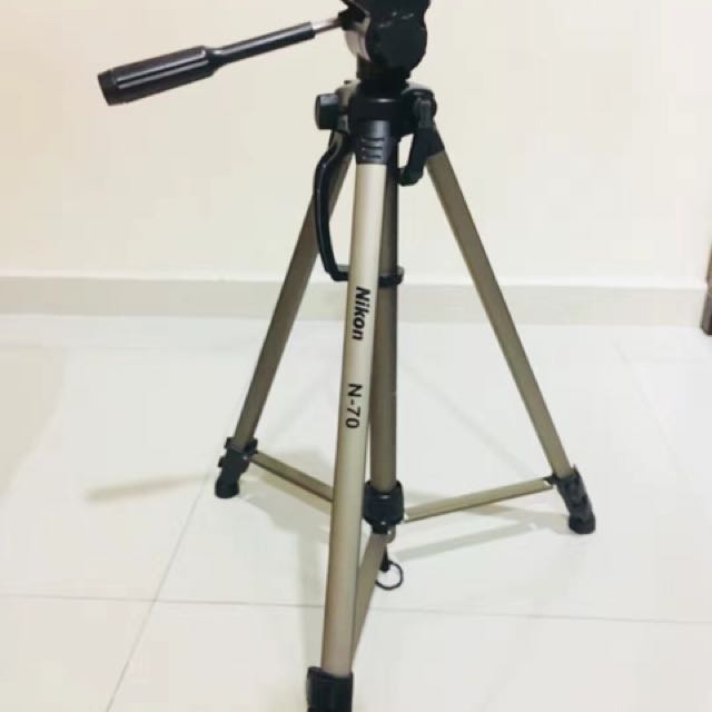 Nikon N70 Tripod for DSLR, Photography, Cameras on Carousell