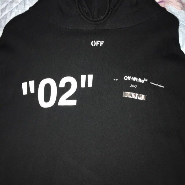 off white 02 hoodie