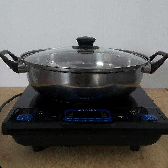 Philips Induction Cooker Electric Stove With FREE Pot, TV & Home