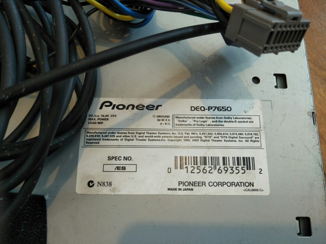Pioneer-P7650 PROCESSOR, Car Accessories on Carousell