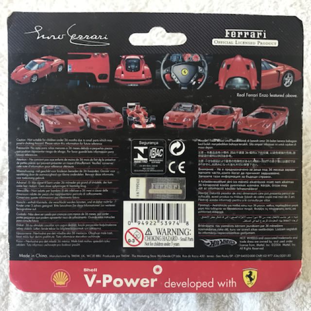 Shell Ferrari Enzo (Category: Vehicle & Diecast Models) located in Makati City. Submitted by erczzone (Listing ID 157623414, Image 3). Description: Shell Ferrari Enzo From New2Speed Collection 1:38 scale Sealed and in mint condition.