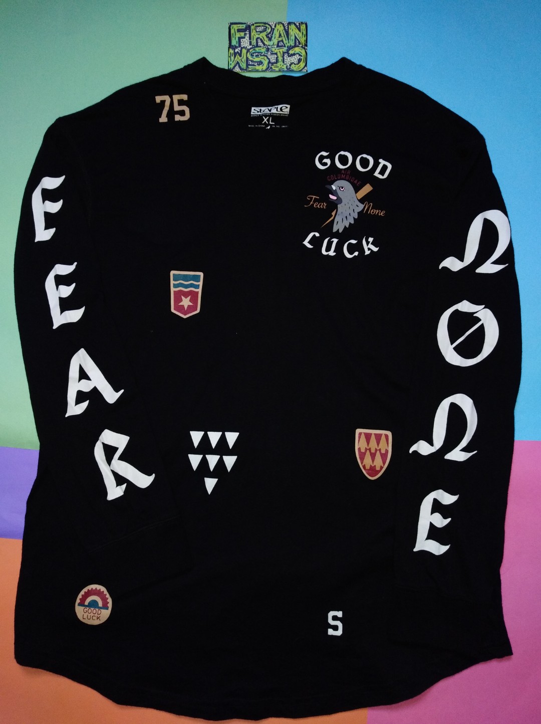 Staple Fear None Longsleeve Xl With Backprint 1250 Sf Men S