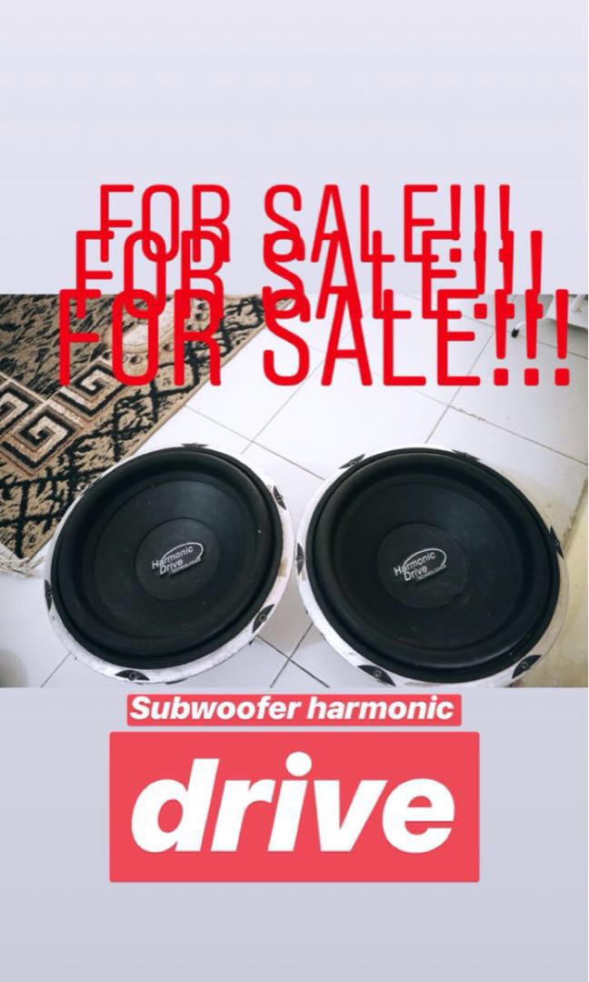 Subwoofer harmonic drive best sale