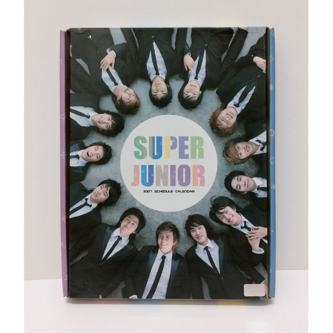 Super Junior 2007 Schedule Calendar K Wave On Carousell