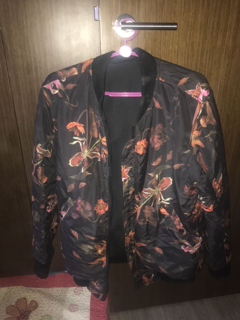 vans floral jacket