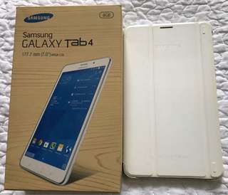 Samsung Galaxy Tab 4 with cover