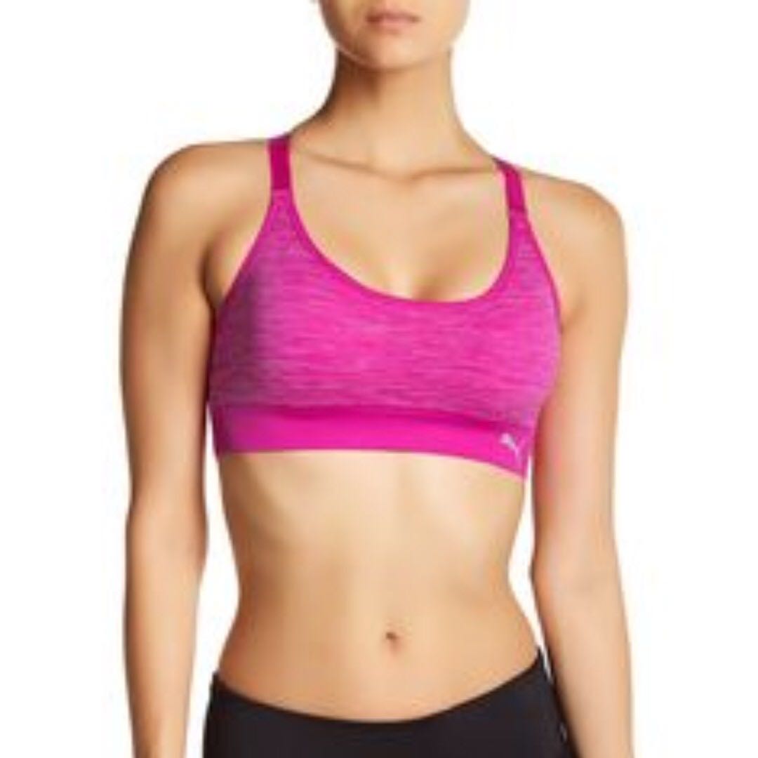 puma strappy sports bra