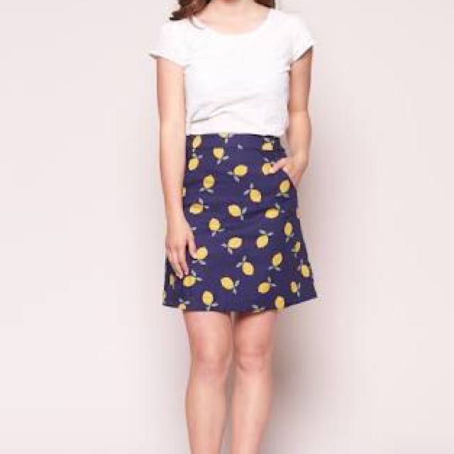 Barely Worn Princess Highway Lemon Sherbet Skirt 12 Women S