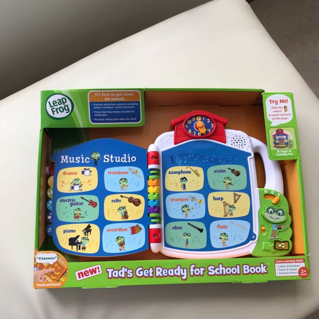 Leap Frog Tad S Get Ready For School Book Hobbies Toys Toys Games On Carousell