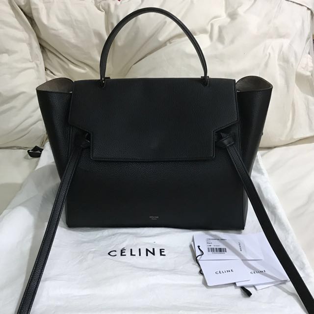 black mini celine bag