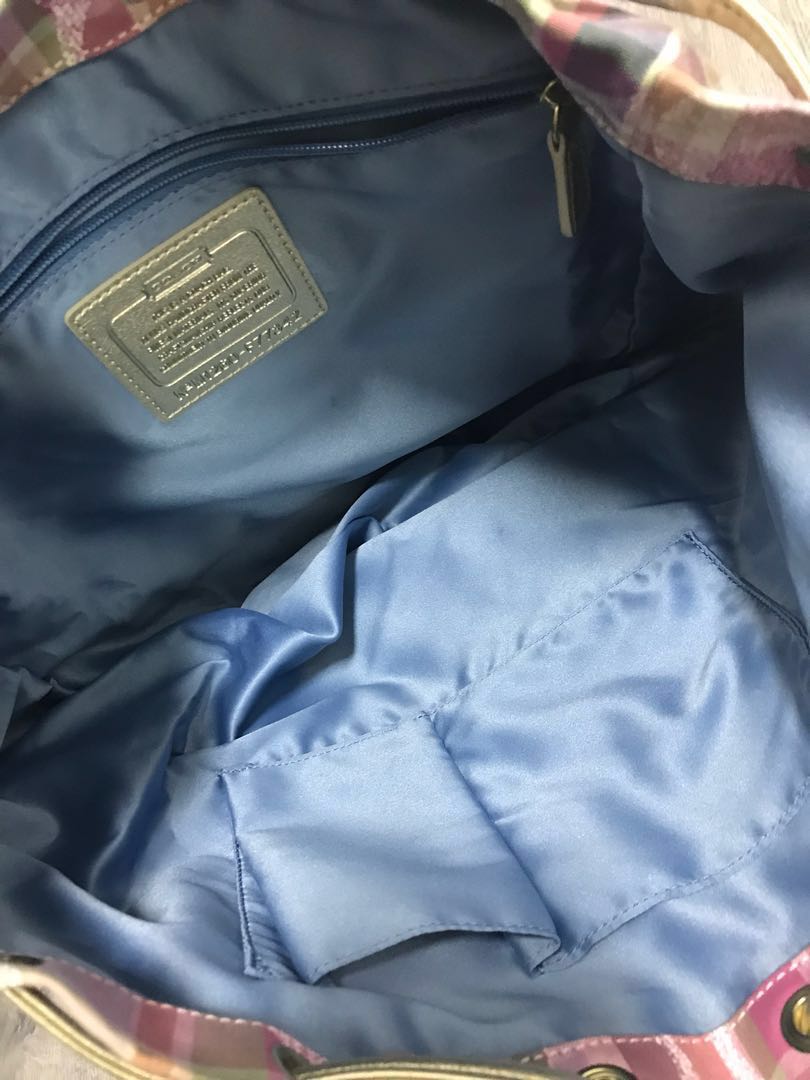 Coach foldable backpack hot sale