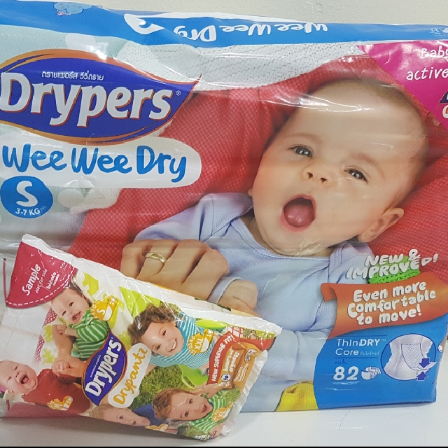 Drypers Diaper (Size S), Babies & Kids, Babies & Kids Fashion on Carousell