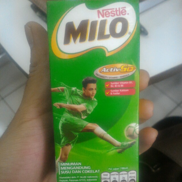 For Sale Kotak Susu Milo 2017 Bekas Belum Dicuci Antik Pajangan