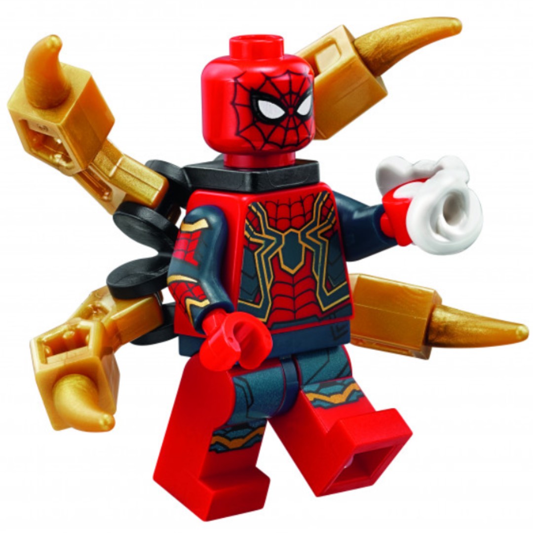 Free Postage!) Lego Iron Spider-Man Minifigure [From 76108 Sanctum  Sanctorum Showdown] Marvel Avengers Infinity War, Hobbies & Toys, Toys &  Games on Carousell