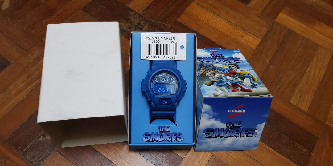 G shock smurf clearance