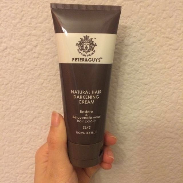 Hot80 Peter Guys Natural Hair Darkening Cream Health Beauty
