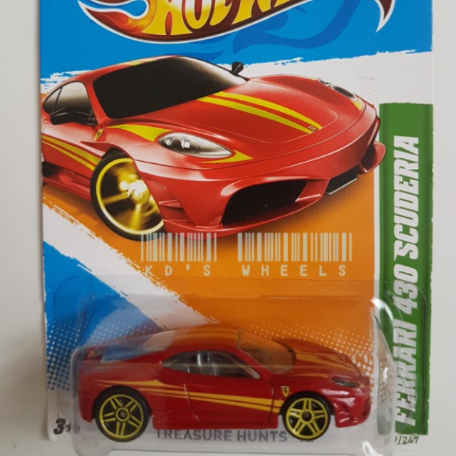 Hot wheels ferrari treasure hunt hot sale