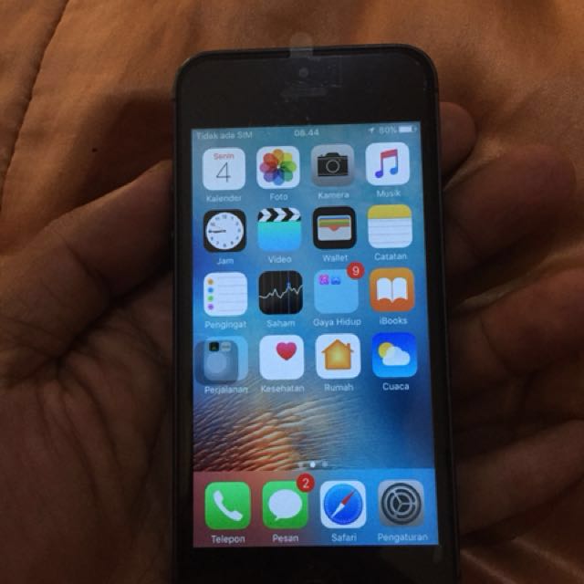 Iphone 5 32 Gb Black Telepon Seluler Tablet Di Carousell