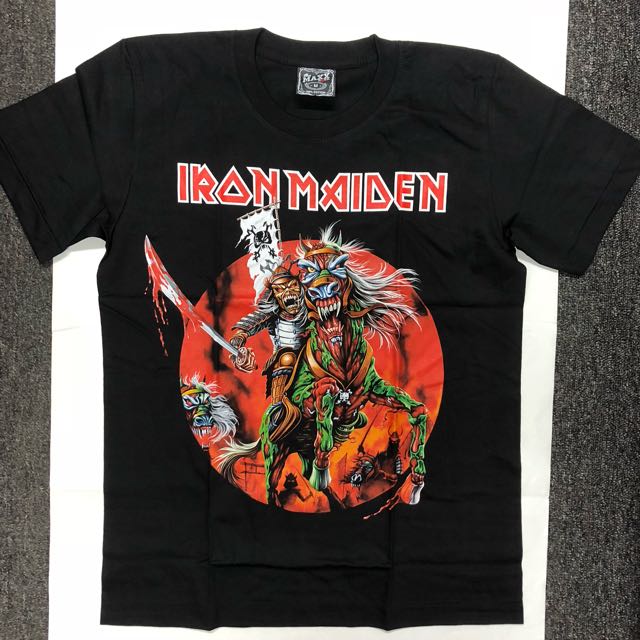 Iron Maiden - Japan Samurai T-shirt Band Merch (S), Men's Fashion