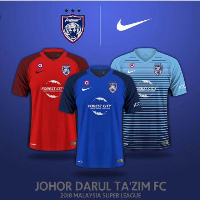 Johor Darul Ta Zim Authentic Jersey Bnwt Sports Sports Apparel On Carousell