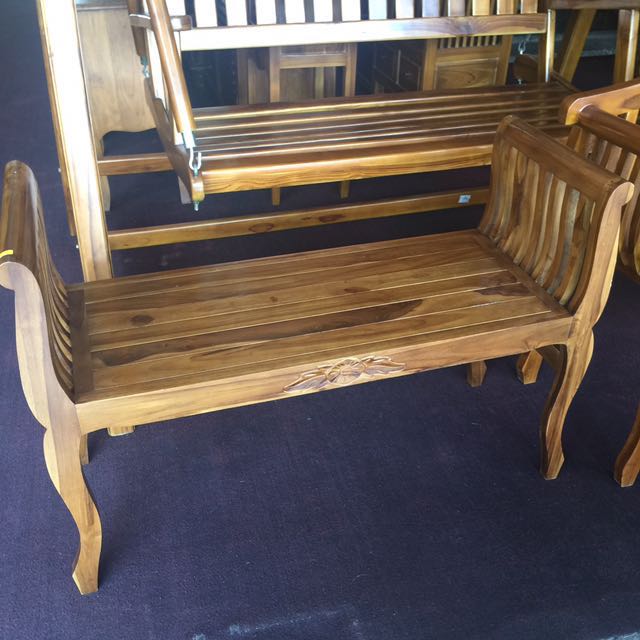 Kerusi Kayu Panjang - Pagar Rumah