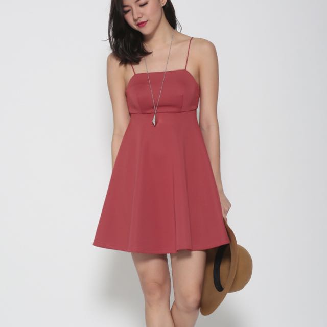 Coral Dresses with Straps