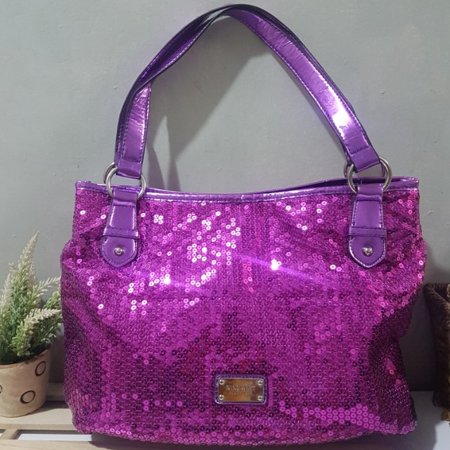 nine west purple sequin bag 1520324564 898ea04a