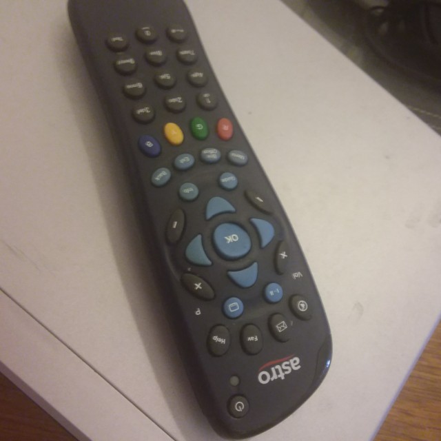 Astro Original Blue Remote Control Old Decoder Electronics