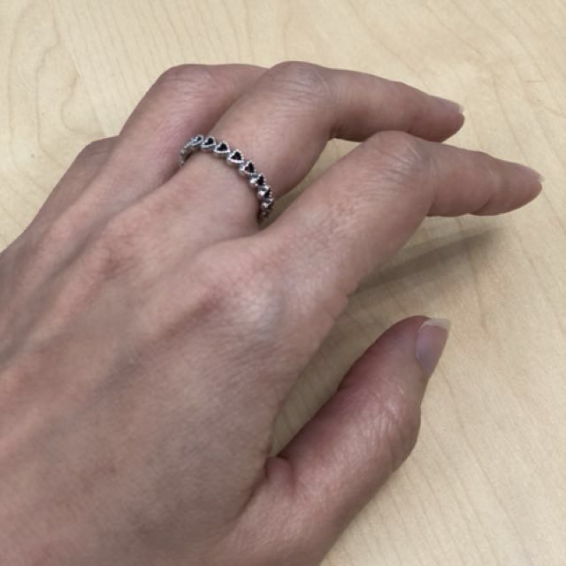 Pandora openwork heart ring shop