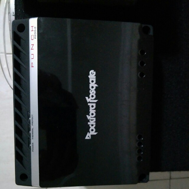 Rockford amp and sub, Car Accessories on Carousell