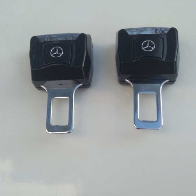 Seat Belt extenders Mercedes logo, Car Accessories on Carousell