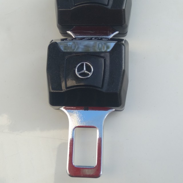 Seat Belt extenders Mercedes logo, Car Accessories on Carousell