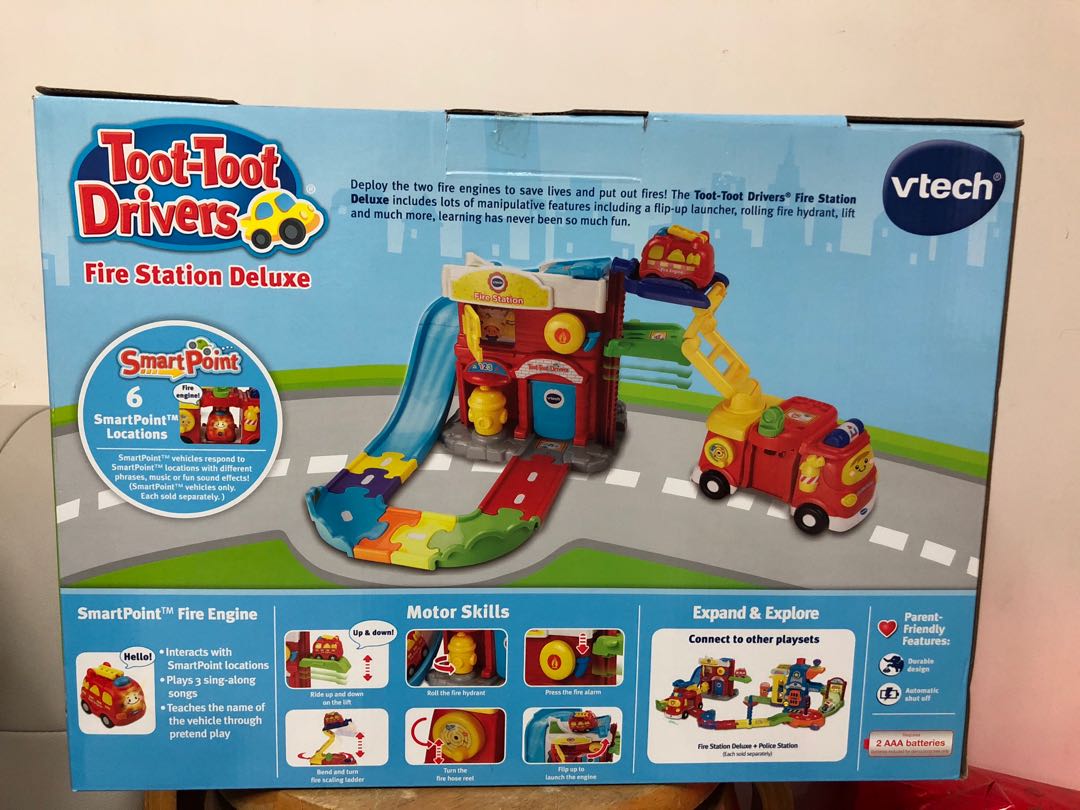 vtech toot toot drivers fire station