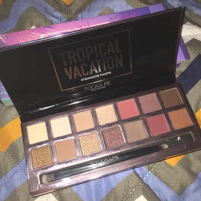 Authentic Focallure Tropical Vacation Palette On Carousell